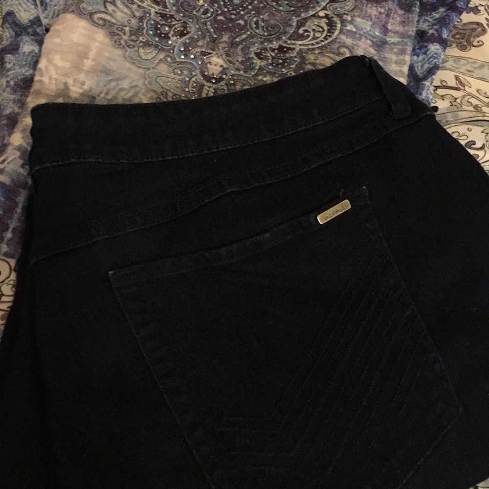 EUC SPANDEX 22 W ONE WORLD SKINNY JEANS